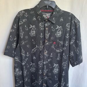 Pelagic Men's Dark Gray Nautical Shirt